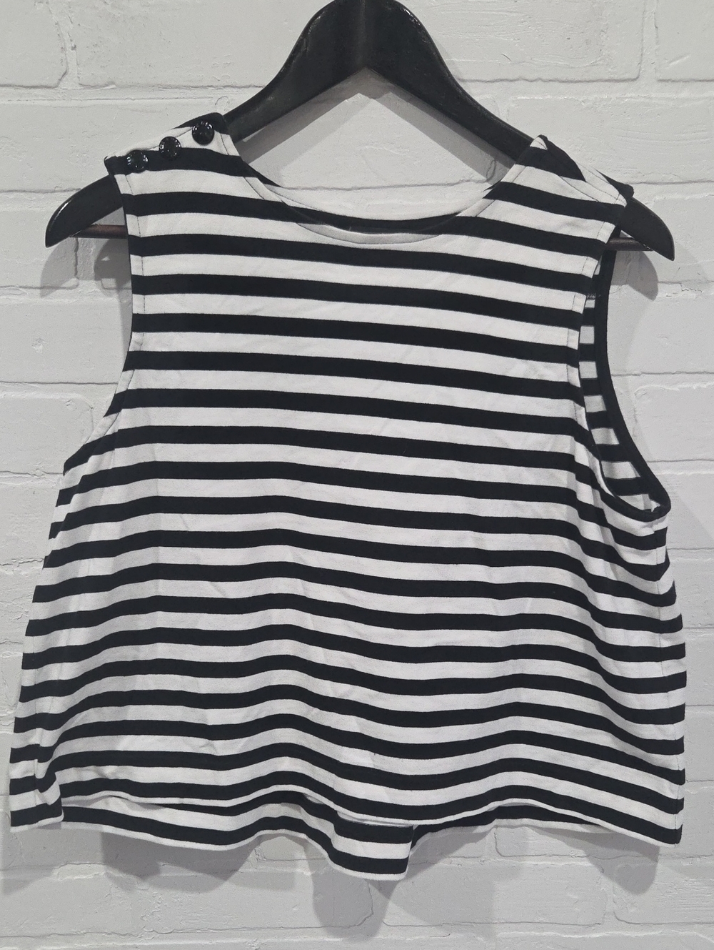 rag & bone Striped Trapeze Tank